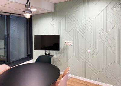 Acústica y diseño de interiores confort acústico a pared verte