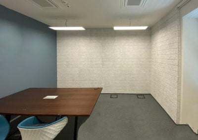 Paneles acústicos de diseño a pared rectangular para oficinas