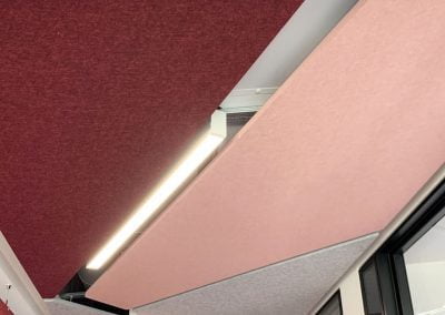 Intervento di progettazione acustica pannelli Archisonic a soffitto