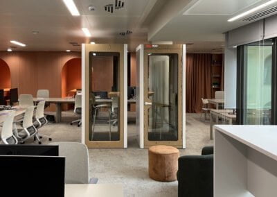 Phone booth per ufficio openspace per una persona