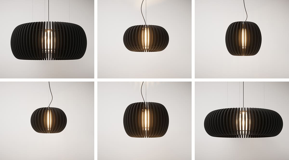 Grape Pumpkin acoustic lamp - Imagen 6